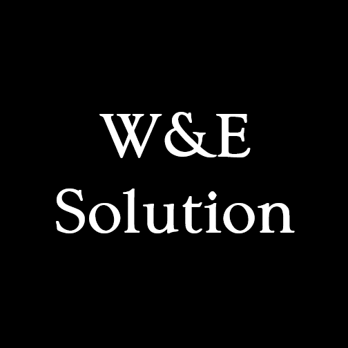 W&E Solution (위솔루션) 로고