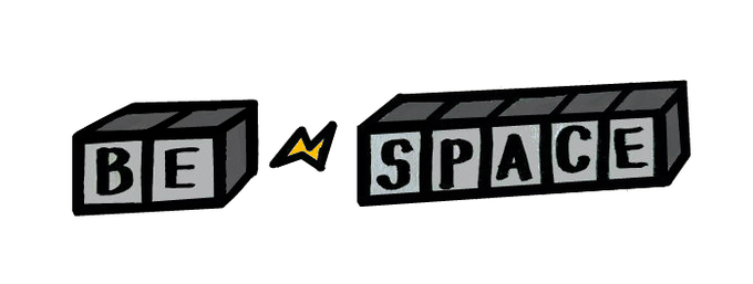 비스페이스(beSpace) 사무실 로고